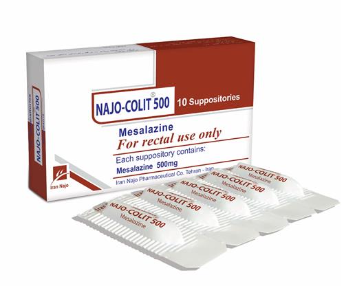 شیاف رکتال ناژو-کولیت 500 (مزالازین)
